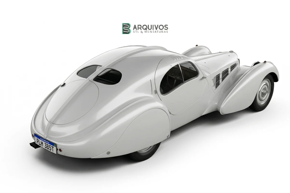Modelo 3D STL - Bugatti Type 57SC Atlantic 1936 — foto 5